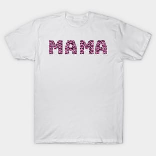 Pink cheetah mama design T-Shirt